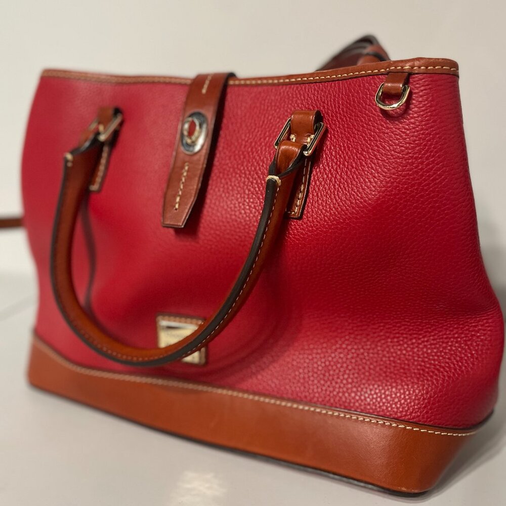 Dooney & Bourke Red Satchel - Like New - Authentic